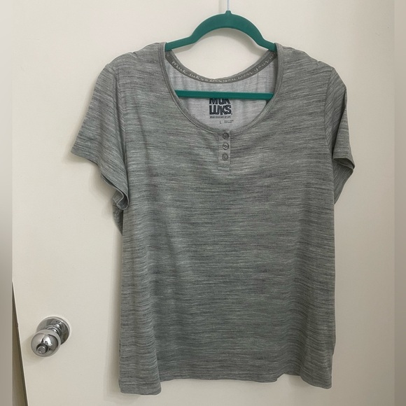 Henley shirt and skirt two-piece set - Picture 2 of 14